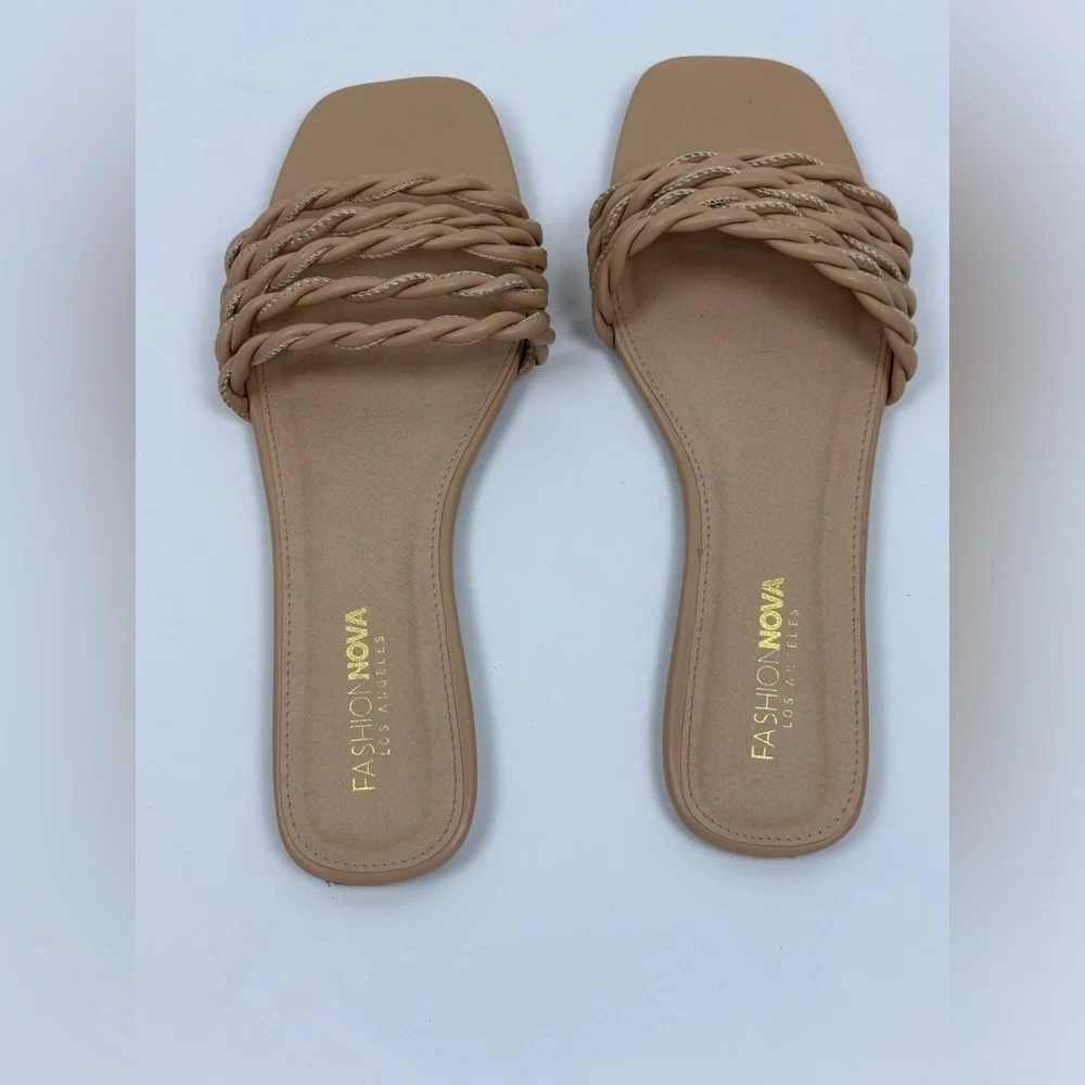 Women's Coiled Square Toe Sandal